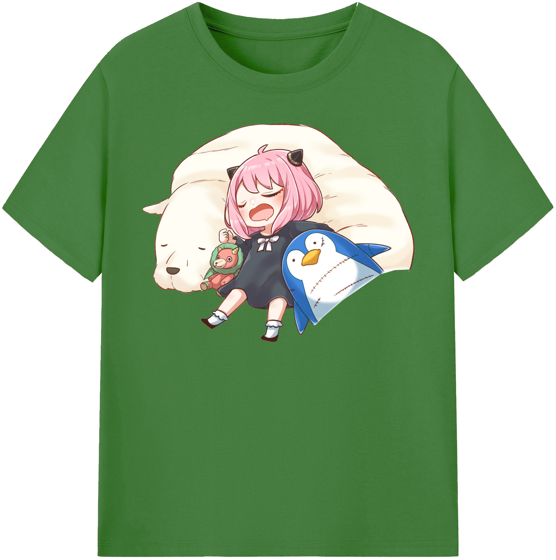 （画像用） SPY×FAMILY间谍家家酒 レディースカジュアルプリントTシャツ（綿100％）